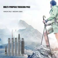 Palo De Caminar CEOI GWOK Para Senderismo Y Escalada Plegable Multifuncional Con Punta De Acero Y Mango De EVA Para Aficionados Al Exterior - details 0