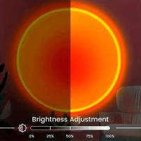 Proyector De Luz De Puesta De Sol Nueva 16 Colores Espectro Con Control Remoto USB Luz LED Dinámica Cambiante Para Dormitorio Casa Café - details 2