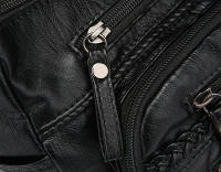 Bolso De Hombro Para Mujer De Cuero Suave Con Múltiples Bolsillos Lujo Casual Bolso De Mano Diseñador Bolso Cruzado De 2024 - details 9