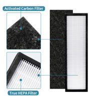 Filtro HEPA Verdadero FLT5000 Compatible Con Germ-Guardian Filter C AC5250PT AC5000E AC5300B AC5350W 2 Filtros HEPA Y 2 Filtros Pré-Instalados - details 1