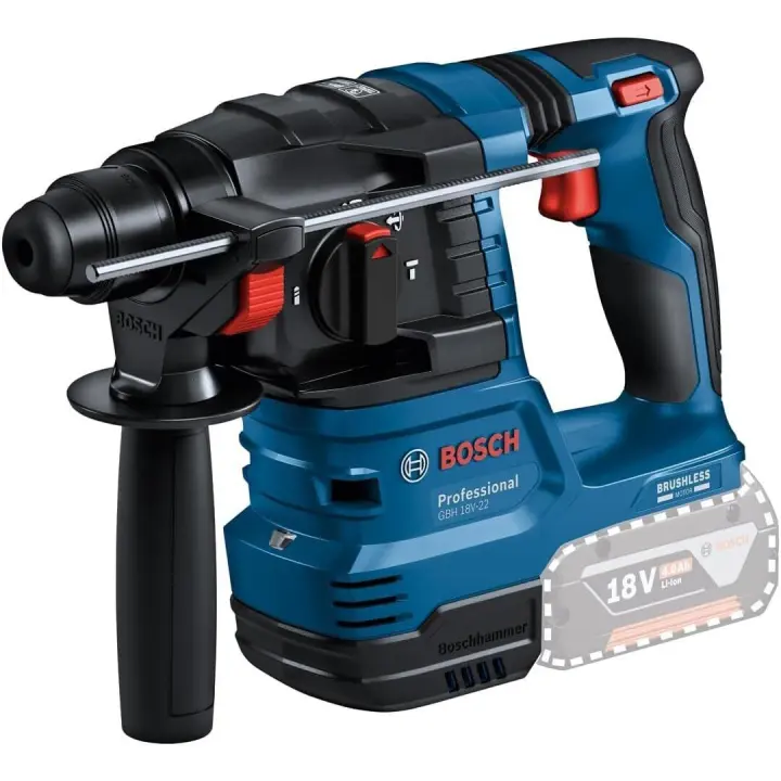 Bosch Professional 18V System martillo perforador a batería GBH 18V-22 (con SDS plus, indicado para perforar orificios entre 6 mm y 10 mm, KickBack Control y Vibration Control) - 1