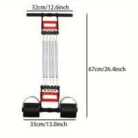 1pc Expansor De Pecho Con Resorte Multifuncional Para Entrenamiento De Músculos Del Braza Y Pecho Con Cuerda Elástica - details 2