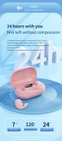 Auriculares Inalámbricos Bluetooth Tech M16 Sleep Ultra Delgados Y Miniatura Con Micrófono Resistente Al Agua BT5.0 Para Deportes Y Oficina - details 7