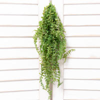 45cm De Altura Suculentas Artificiales Colgantes Para Pared Vine Rattan Ramas Verdes Decoración De Hogar Para Bodas Y Salón Garrafa - details 5