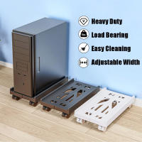 Soporte Ajustable Para CPU Con Ruedas Caster Lockables Soporte De PC Ventilado Para Mesa Soporte De Anfitrión Móvil Con 4 Ruedas Caster Lockables - details 3