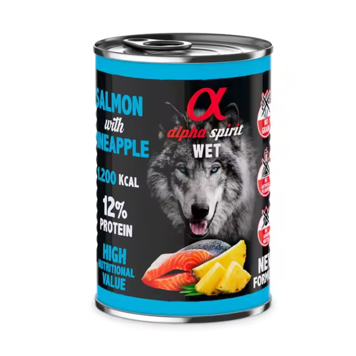 Alpha Spirit Comida húmeda de Salmón con Piña - Alpha Spirit - 1