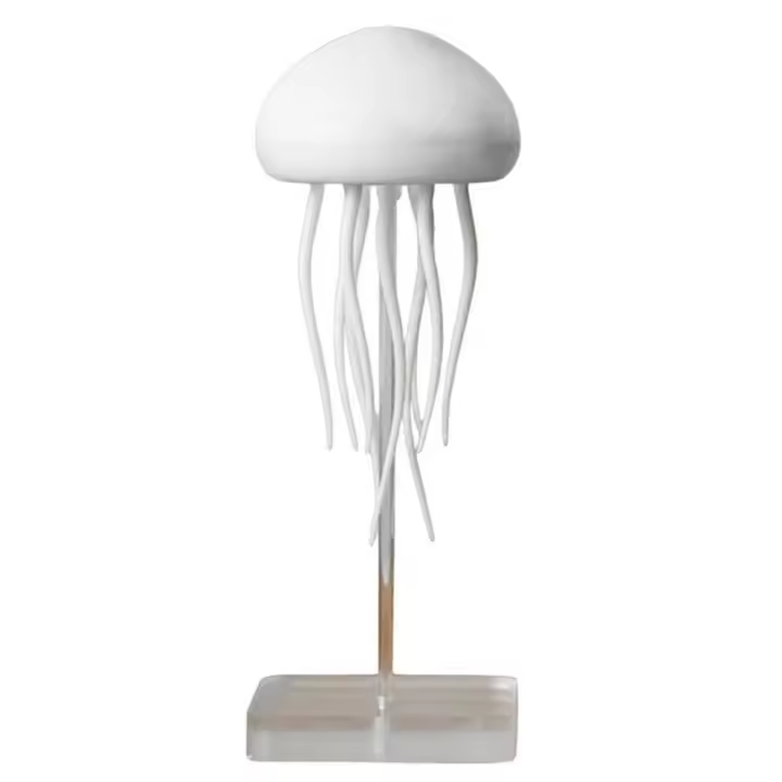 Lámpara de mesa de medusas, Lámpara de medusas de control de voz con patas de baile, Medusas de gradiente RGB - 1