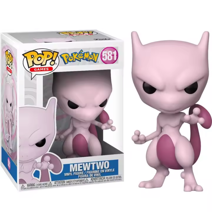 FUNKO POP! POKEMON - MEWTWO, 63254, Nº581, TIENDA CON LICENCIA OFICIAL - 1