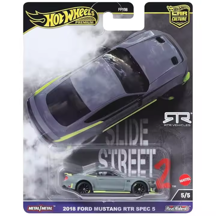Hot Wheels Premium Slide Street 2 2018 Ford Mustang RTR Spec 5 - 1