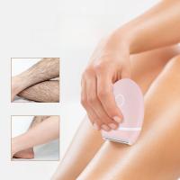 Afeitadora Eléctrica Mini Para Mujeres Trimmer De Bikini Peluca Painless Segura Para Piernas Brazos Axilas Área Intima Epilador - details 1