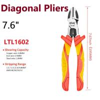 Alicates VDE LiTuiLi De 8 Pulgadas Para Desconexión De Cables Aislados Herramienta Profesional Para Electricistas Cortador De Cables Y Crimpadora - details 6