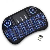 Teclado Inalámbrico I8 Con Luz Retroiluminada Ratón Aeromouse Control Remoto Táctil Para Smart TV Box PC Desktop 7 Colores Inglés Ruso - details 2
