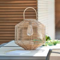 Atmosphera Createur D'interieur Lámpara Solar de Ratán Natural H 30 - details 0