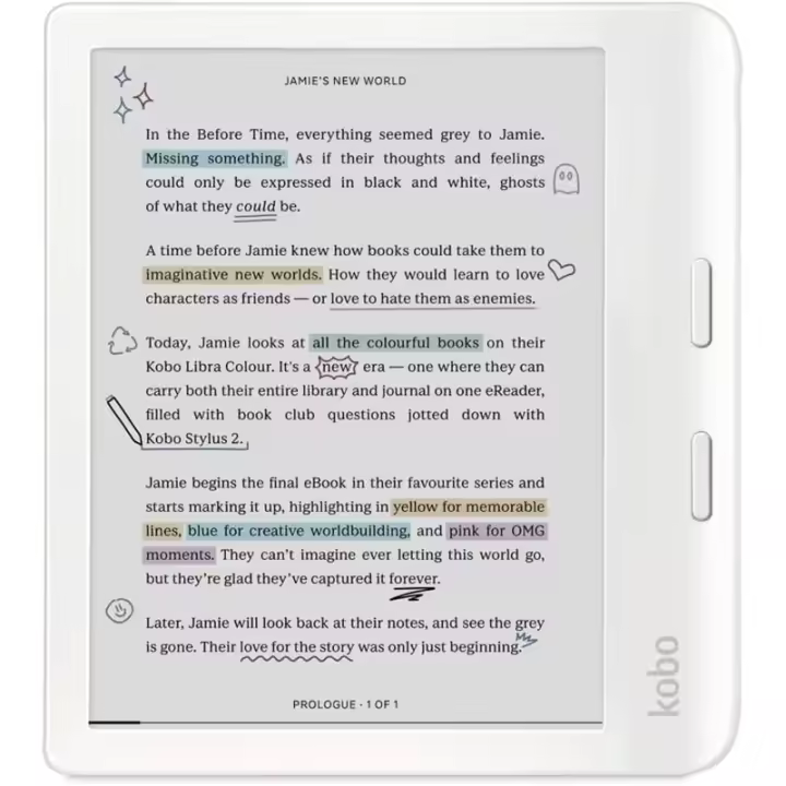Rakuten Kobo Libra Color 32GB Wifi Blanco - 1