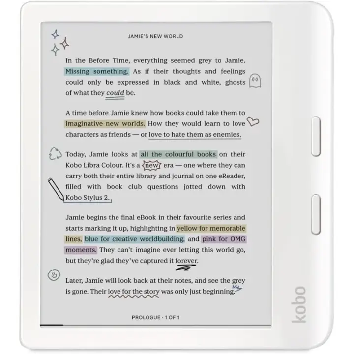 Rakuten Kobo Libra Color 32GB Wifi Blanco - 1
