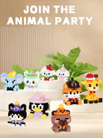 Bloques De Construcción Micro Partícula Serie Animal De Fiesta Pingüino Giraffa Juguete De Puzzle De Artesanía Para Escritorio Ornamento Educativo Para Niños - details 4