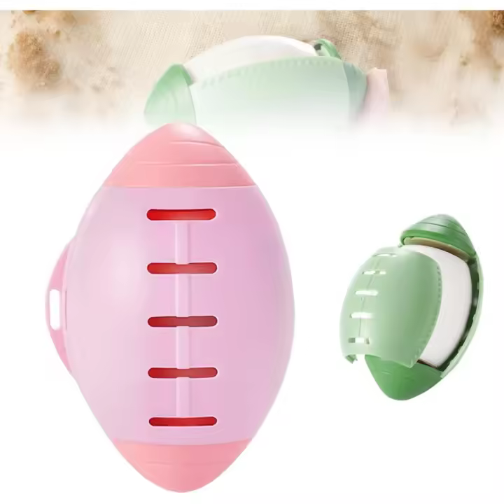 Rodillo quitapelusas de silicona reutilizable, rodillo adhesivo lavable (2025), mini quitapelusas, bolita quitapelusas portátil para viajes, elimina pelos de mascotas y polvo de ropa, camas y sofás (rosa, 2 unidades) - 1