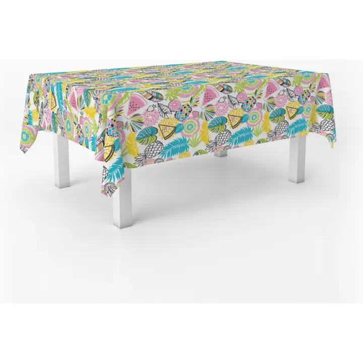 ECOMMERC3  Mantel Hule Mesa Rectangular Tamaño desde 100x140 cm hasta 300x140 cm, Estilo, Durabilidad y Fácil Limpieza para tu Mesa - Mantel Hule Antimanchas e Impermeable - 1