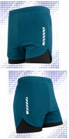 Shorts De Correr Para Hombre Con Bolsillos Cremallera Y Tela Transpirable Para Ejercicios Incluye Envolvente 2 En 1 - details 12