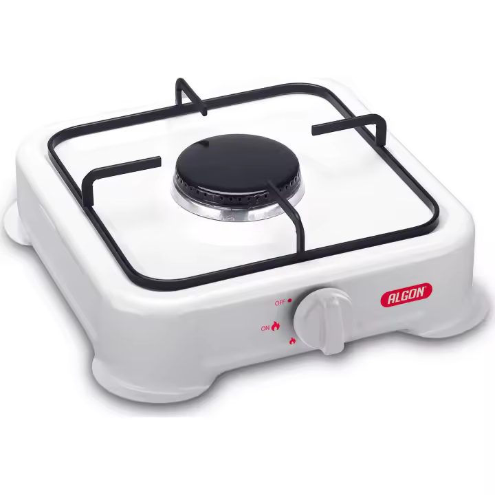 ALGON - Hornillo de Gas Portátil – (1, 2 o 3 Fuegos) | Cocina de Gas para Camping, Exterior, Furgoneta, Caravana, Emergencias y Hogar - 1