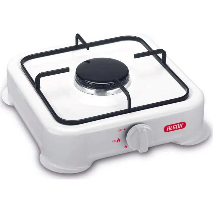 ALGON - Hornillo de Gas Portátil – (1, 2 o 3 Fuegos) | Cocina de Gas para Camping, Exterior, Furgoneta, Caravana, Emergencias y Hogar - 1