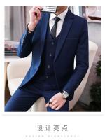 Traje De Boda Italiano Estilo Nuevo 6XL Para Hombre Conjunto De 3 Piezas (Chaleco + Chaqueta + Pantalones) Moda Negocios Formal - details 20