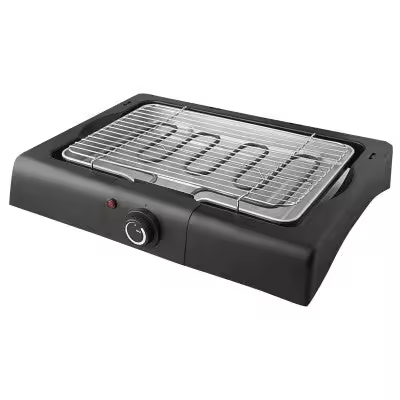 Kuken Küken Barbacoa Eléctrica 2400W Parrilla Regulable Resistencia Extraíble - 1