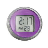 Reloj Digital Pequeño Y Resistente Al Agua Para Motocicleta Reloj De Pulsera Estilo Adhesivo Decorativo Para Coches Accesorios De Interiores - details 8