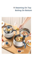 Máquina De Cocinar Arroz Eléctrica Multifuncional Para El Hogar Sopa De Arroz Tostadora Mini Olla De Cocción Eléctrica Antiadherente Para Estudiantes En Dormitorio - details 4