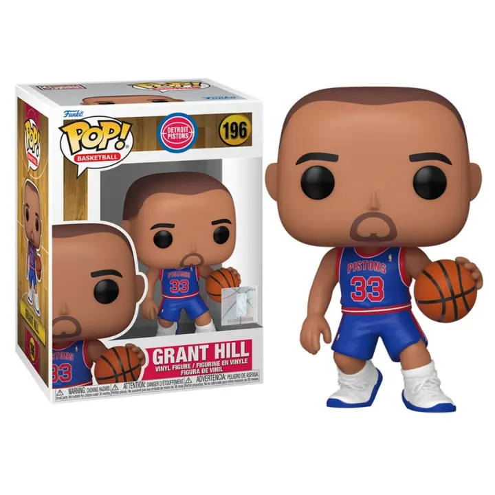 FUNKO POP! NBA: DETROIT PISTONS – GRAN HILL (ROOKIE), 79681, Nº196, TIENDA CON LICENCIA OFICIAL - 1