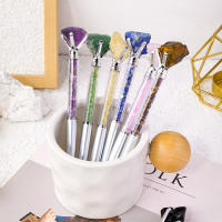 1PC Pluma De Bolígrafo De Cristal Ametrallado Natural Hechura Original Regalo De Negocios Y Oficina Estilo Feng Shui - details 5