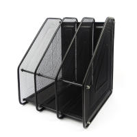 Organizador Metálico de 3 Cajones para Oficina – Revistero Profesional con Estructura Duradera, Ideal para Archivos, Documentos y Material de Trabajo. Archivador metálico de cajetin, Estantería de acero para documentos. 10564-12 - details 0