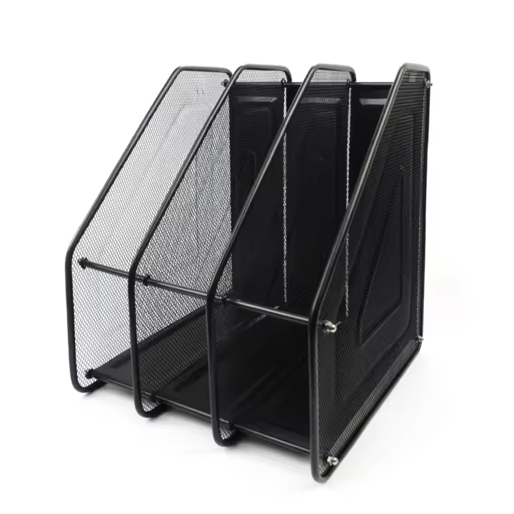 Organizador Metálico de 3 Cajones para Oficina – Revistero Profesional con Estructura Duradera, Ideal para Archivos, Documentos y Material de Trabajo. Archivador metálico de cajetin, Estantería de acero para documentos. 10564-12 - 1