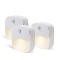 Luz Nocturna LED Con Sensor De Movimiento Operada Por Batería Para Dormitorio Baño Cocina Armario Pasillo Y Escaleras Adhesiva Calor Blanco - details 0