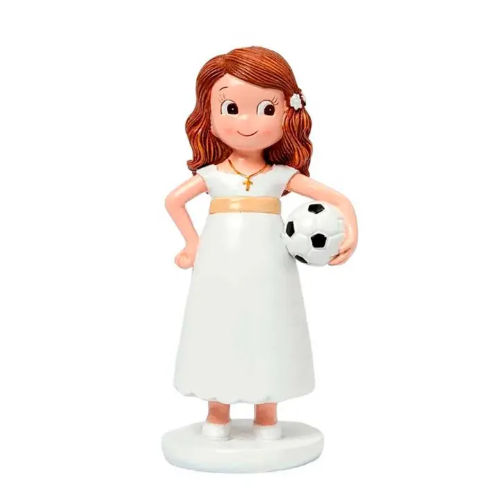 Figura tarta para primera Comunión niña. Un detalle imprescindible en la celebración de una Primera Comunión de todas las chicas. Perfecta para decorar el pastel o dar como regalo o racuerdo. - 1