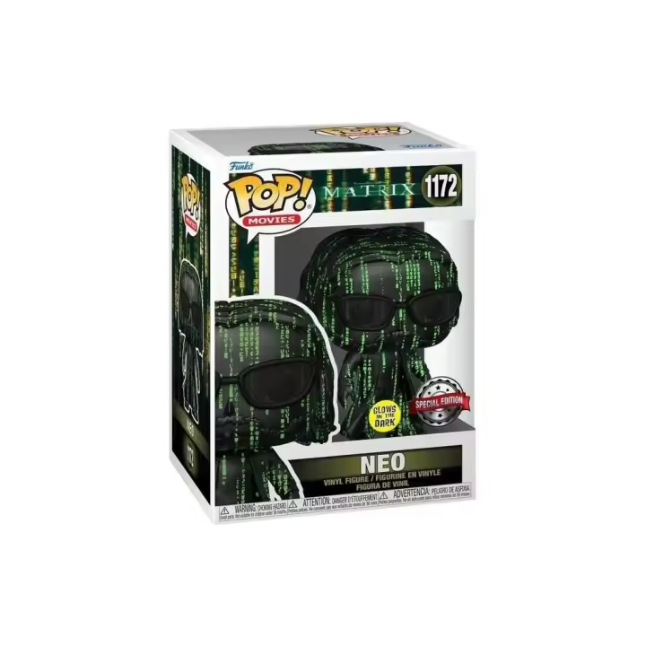 Funko Pop Movies The Matrix Figura Neo Brillo en la Oscuridad - 1