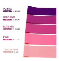 Bandas de Resistencia de 5 para Piernas y Glúteos - Set de Bandas de Ejercicio - Mujeres - Paquete de 5 - details 1
