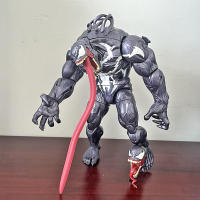 Figura De Acción Venom Spider Con Lengua Longa Joints Móviles Superhéroe De Película Modelo Juguetes Para Niños Regalos - details 4