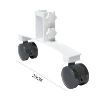 Soporte Universal Para Calentador Eléctrico Con Ruedas Y Pies De Hierro Metálico Accesorios De Sistema De Calentamiento Fácil De Instalar - details 7