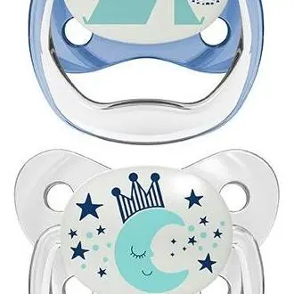 Drbrown'S Chupete Preventivo Nocturno Azul 6-18 Meses - 1