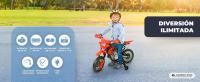 Mobiclinic Moto Eléctrica Infantil Botones de Sonido Botón de Avance Luz Ruedas de Entrenamiento Batería MobiCross - details 4