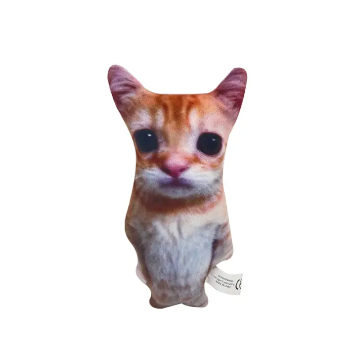 Muñeco De Peluche De Gato Lindo Wowwow Muñeco De Peluche De Gato Simulación Animal Relleno De Algodón PP Regalo De Cumpleaños Para Niños Coleccionable - 1