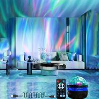 Proyector De Noche Estelar LED Aurora Con Control Remoto USB Luz Galáctica RGB Decoración Para Dormitorio Juego Fiesta - details 0