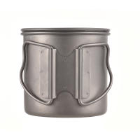 Cafetera De Titanio Para Camping Y Viajes 650ml/550ml/400ml Kettle De Pueyo Para Café Té Agua Con Estilo De Pato Adecuada Para 2 Usuarias - details 25