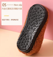 Alpargatas De Algodón Para Niños Y Niñas Invierno Calor Interior Antideslizantes Suaves Talla True Fit Material De Suela De Goma - details 7