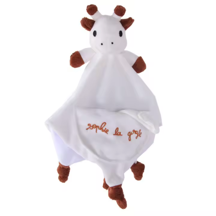 Babero de ciervo para bebé recién nacido, animalito para dormir, toalla cómoda, juguete de peluche - 1