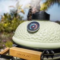 Cecotec 3248 Dragonfire 3200 Kamado Barbacoa de carbón cerámica 32 cm diámetro con resistencia hasta 1000º soporte de hierro fundido y control de flujo de aire. - details 2
