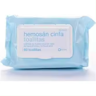 Hemosan Cinfa Hemorroides 60 Toallitas - 1
