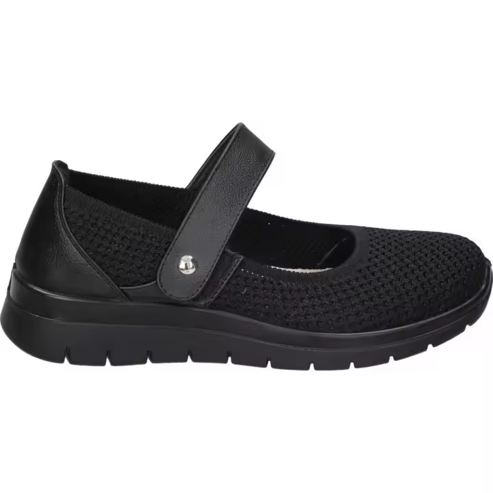 AMARPIES | Zapatos Amarpies para Señora – Zapato Cómodo en Color Negro – Zapato con Velcro – Memory Sponge – Fácil de Poner y Quitar – Cómodos y Versátiles – Modelo AMD28398 - 1