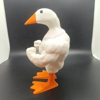 Porta Llaves De Resina Estatua De Pato Musculoso Magético Divertido Gag Gift Para Fiesta De Casa Tamaño Único Peso Del Paquete - details 1